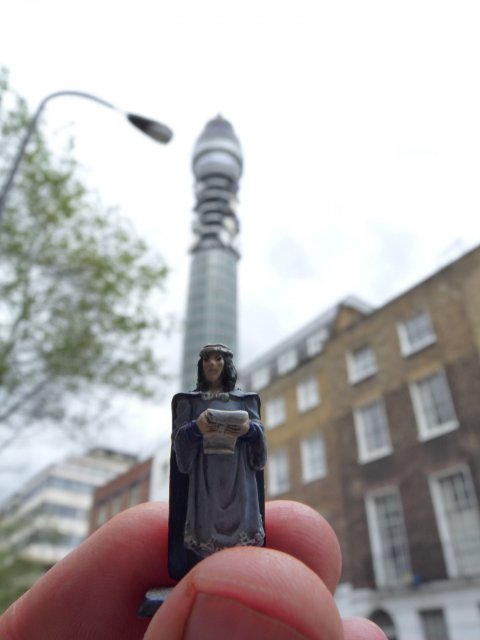 Post Office Tower. Elrond outside The British